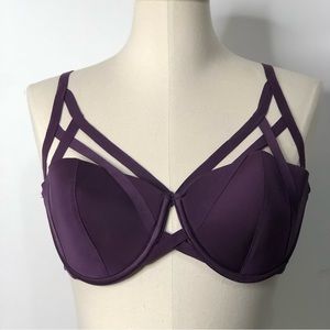 Adore Me purple Chance contour underwire bra SZ 36C. H26
